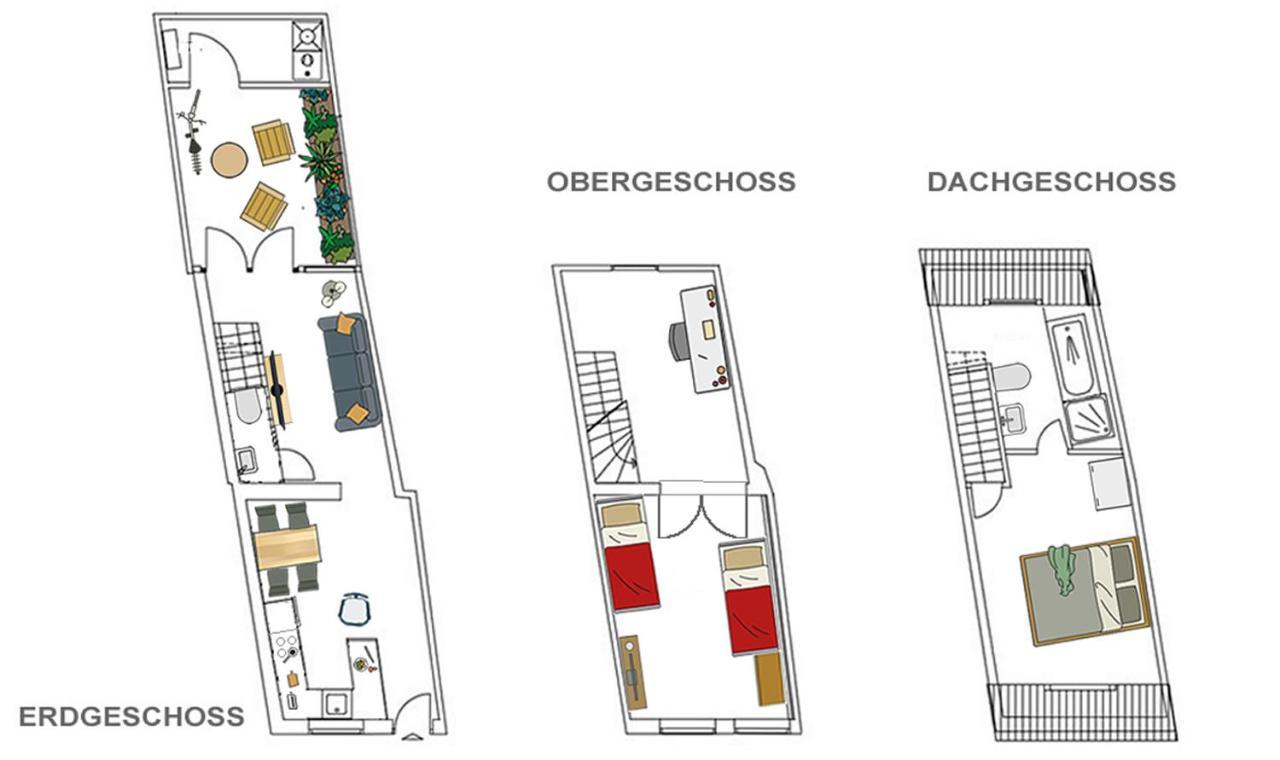 Altstadthaus "Schlaegertwiete Nr.3" Lüneburg Buitenkant foto